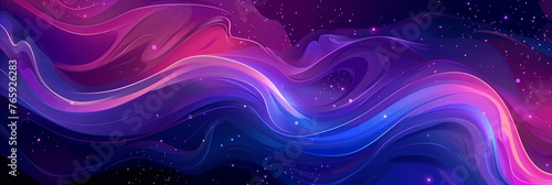 A dynamic abstract of colorful waves, perfect for themes of energy, flow, and digital art.