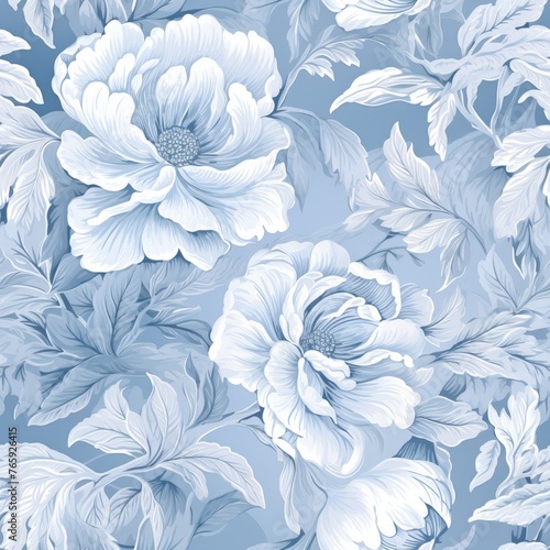 white flowers, seamless pattern tile background, backdrop