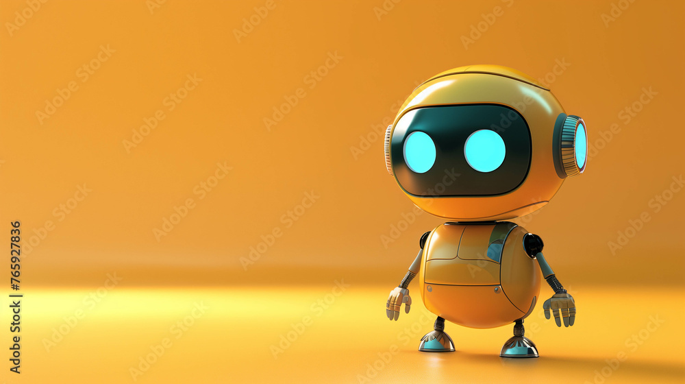 A lone robot amidst luminosity, a testament to human ingenuity. Perfect for inspiring creativity in workspaces or sparking discussions at tech symposiums. A lone robot amidst luminosity, a testament to human ingenuity. Perfect for inspiring creativity in workspaces or sparking discussions at tech symposiums.
