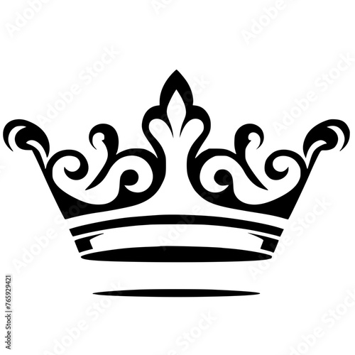 Elegant crown silhouette