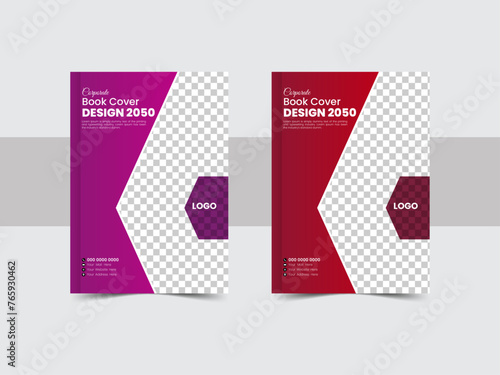 Corporate business book cover design. professional design for corporate business. 
