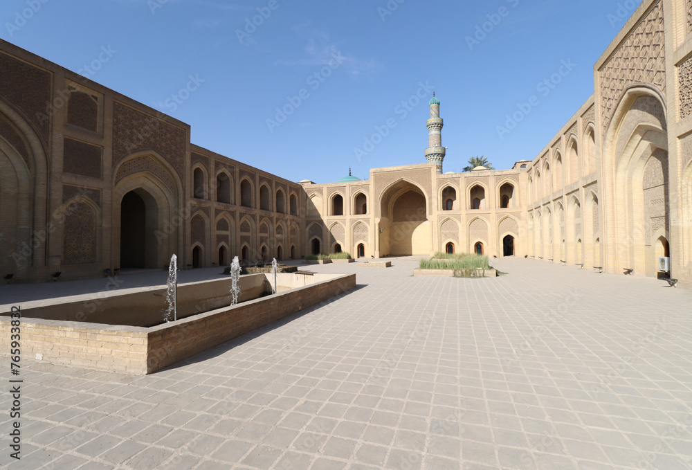 Al-Mustansiriya School from the inside, ancient ruins in Baghdad