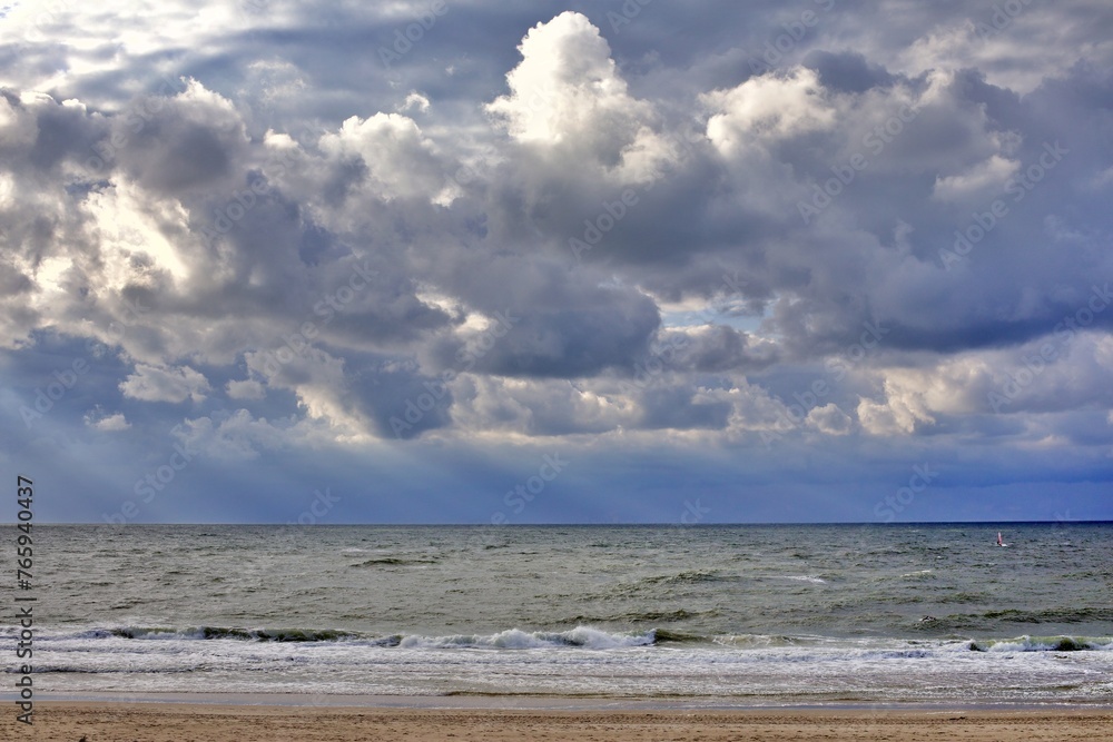 Sturmwolken über der Nordsee