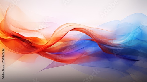 Wallpaper Mural Abstract colorful background with waves Torontodigital.ca
