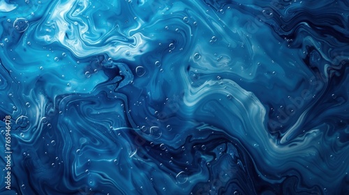 3d render Abstract Blue watercolor Liquid Gradient texture Background. AI generated image