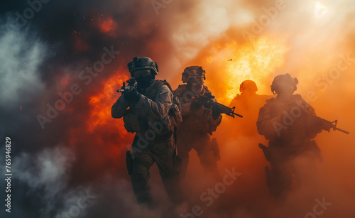 Military Special Forces in the Warzone