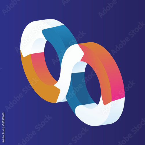 Devops isometric landing page. DevOps, software development and IT Operation methodology, Web development or devops concept in banner, poster, flyer design.