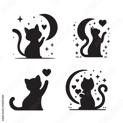  Cat Silhouette
