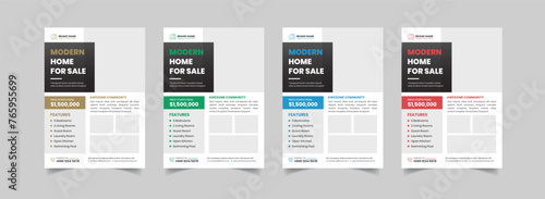 Real Estate Business Flyer Template, Property Sale Flyer Design, Real Estate Poster Design Template, property sale flyer