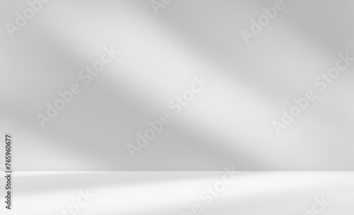 Wallpaper Mural Empty gray room studio with shadow of tree leaves on the wall and floor for product presentation. Sunlight effect shadow concept. Minimal room backdrop design. Cosmetic, beauty and fashion showroom.	
 Torontodigital.ca