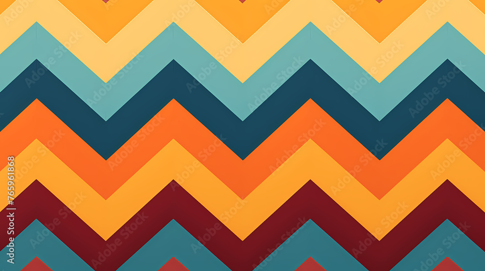 Zigzag pattern on wallpaper texture Zigzag pattern on wallpaper texture