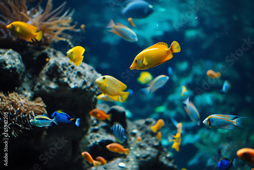fish in aquarium © khan
