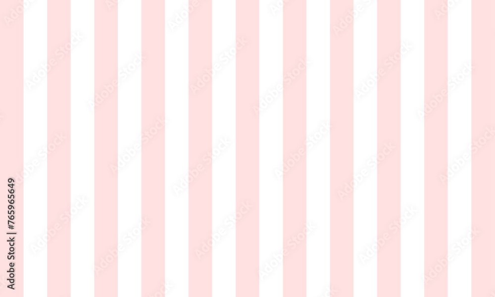 Vector pink and white stripes background for wallpaper, wrapping paper, packging, wall, etc. - obrazy, fototapety, plakaty 