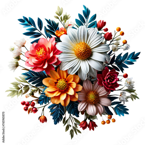 Bouquet decoration planted, floral roses image	
