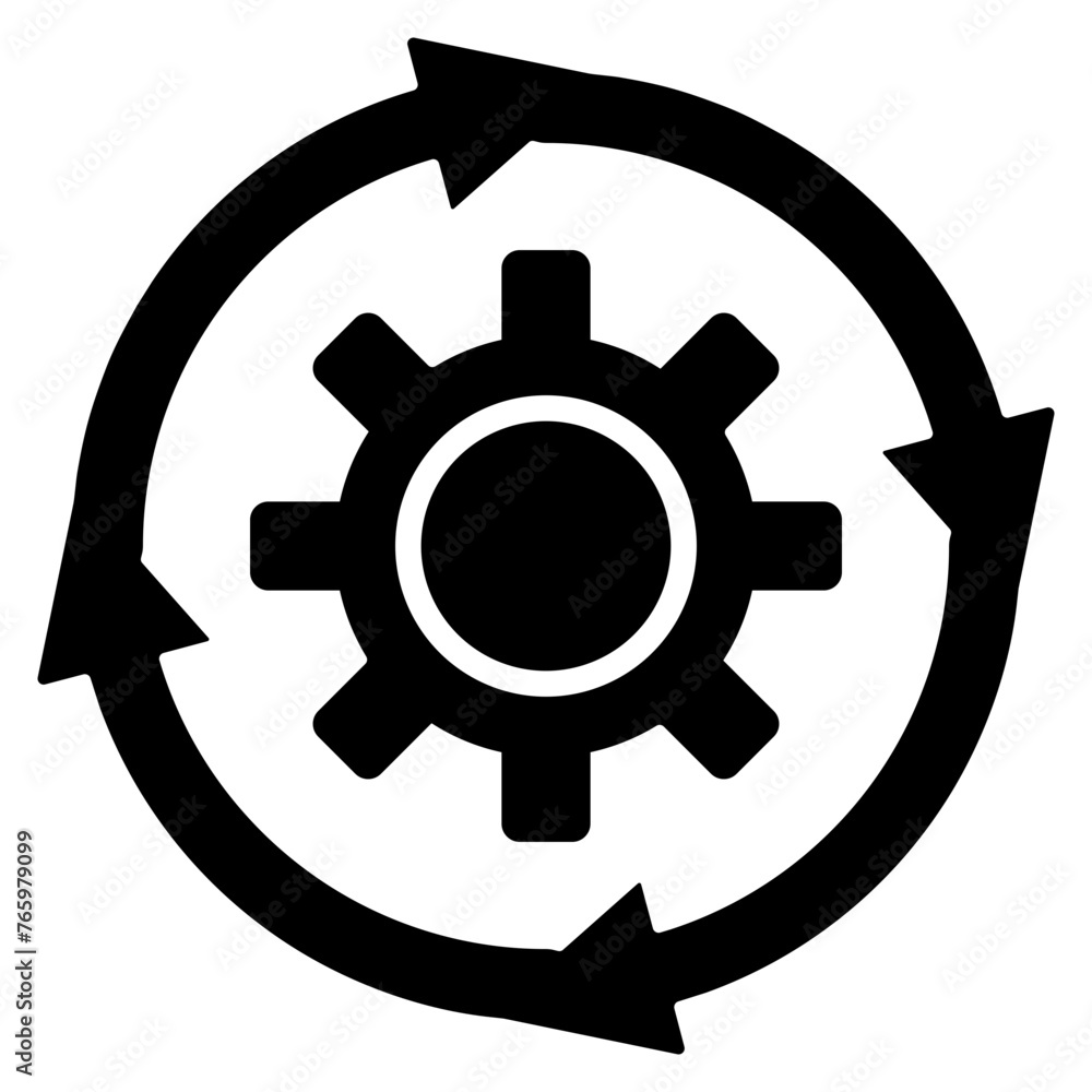 Work Process Icon Work Process Icon