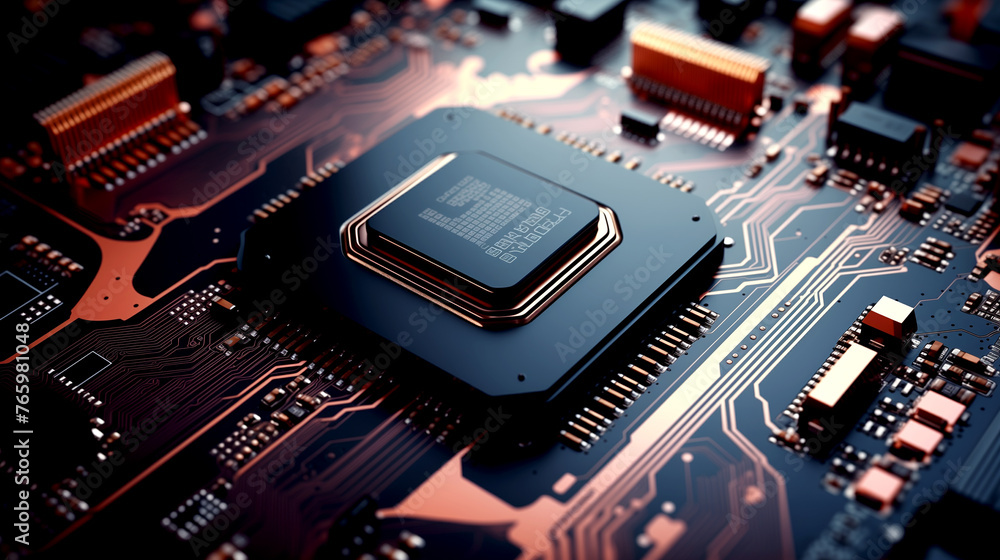Motherboard - Computer Chip Motherboard - Computer Chip