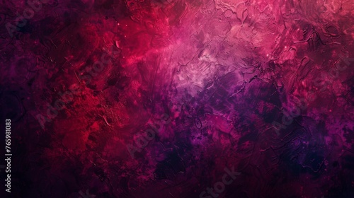  A rich, velvety texture background in hues of deep red and purple. photo