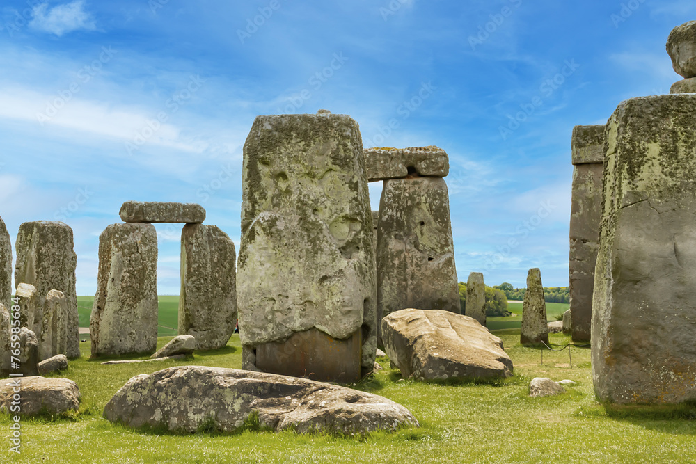 Stonehenge, prehistoric stone circle monument, cemetery, and archaeological site located on Salisbury, Wiltshire, England. It was built anywhere from 3000 BC to 2000 BC.