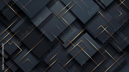 Dark geometric grid pattern with modern abstract texture