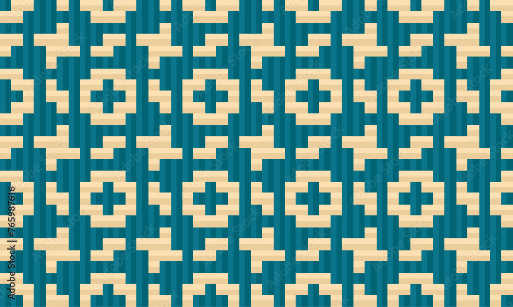 Seamless traditional woven pattern called Anyaman
Seamless traditional woven pattern called Anyaman