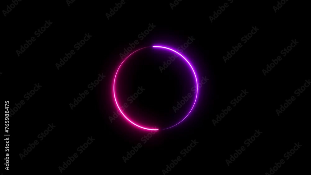 Neon circle animated and moving neon circle loop pattern animation 4k video. Neon circle animated and moving neon circle loop pattern animation 4k video.