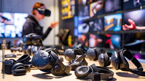 Exploring the Virtual Realm: VR Equipment in Simulated Environment