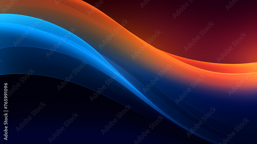Fototapeta premium Technology abstract line background and light effect, technology sense background
