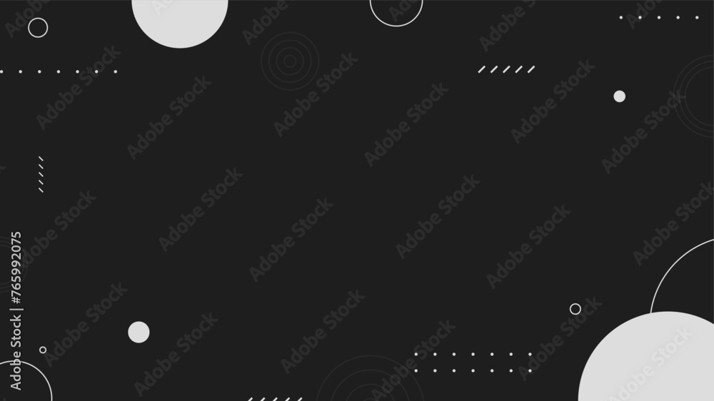 Obraz premium simple abstract black and white professional vector template background