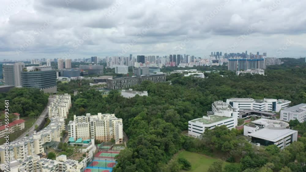 Singapore City Cityscape. Aerial, Skyline, Business District in Backgroud. Singapore City Cityscape. Aerial, Skyline, Business District in Backgroud.