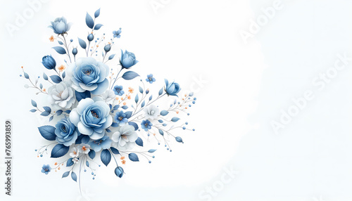 Abstract blue background ideal for a winter holiday design with snowflakes or frosty patterns