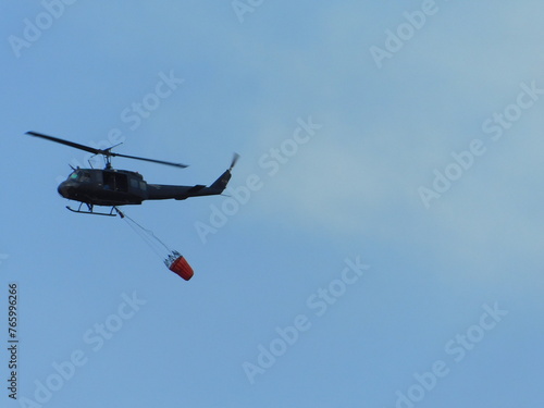 Fototapeta Naklejka Na Ścianę i Meble -  firefighter helicopter 