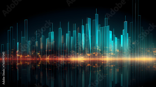 Background image for exchange trading chart © ma