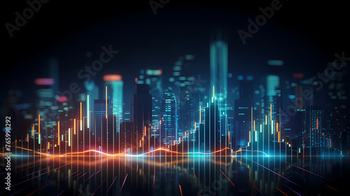 Background image for exchange trading chart