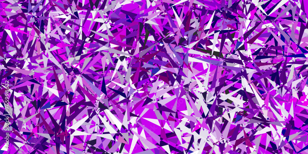 Light purple vector background with polygonal forms. Light purple vector background with polygonal forms.