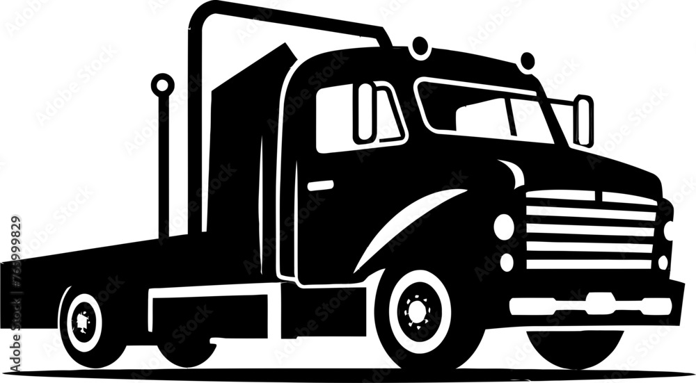 Tow Truck Vector Art Symbolizing Trust in Emergencies