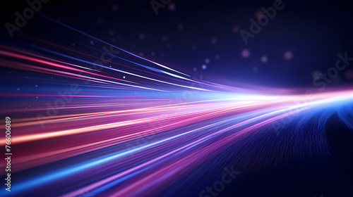 Technology abstract line background and light effect, technology sense background
