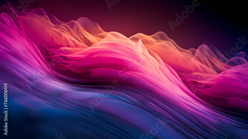 Technology abstract line background and light effect, technology sense background