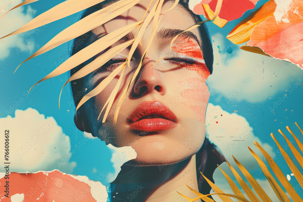 Φωτογραφία Portrait of a summer fashion woman