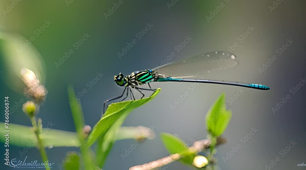 Graceful Beauty: The Beautiful Demoiselle - Majestic European Damselfly Along Fast-Flowing Waters
Graceful Beauty: The Beautiful Demoiselle - Majestic European Damselfly Along Fast-Flowing Waters
