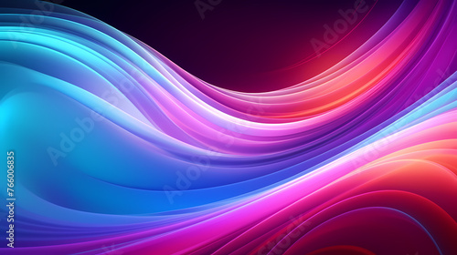 Technology abstract line background and light effect  technology sense background