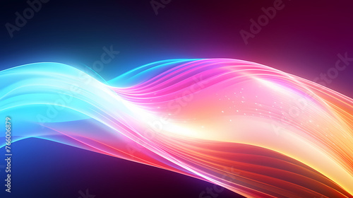Technology abstract line background and light effect, technology sense background