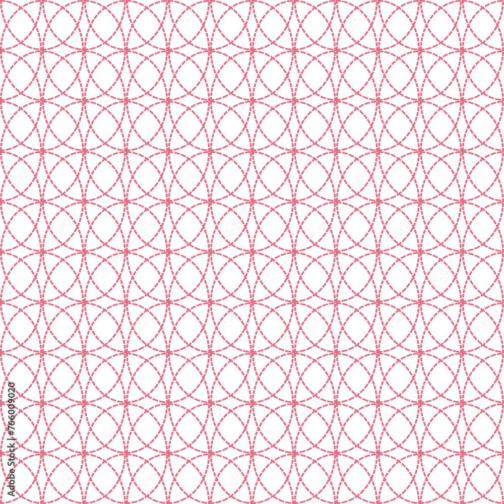 geometric pattern overlay of pink dashes and ovals geometric pattern overlay of pink dashes and ovals