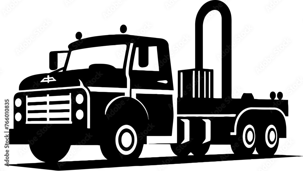 Tow Truck Vector Illustration Expert Handling of Emergencies