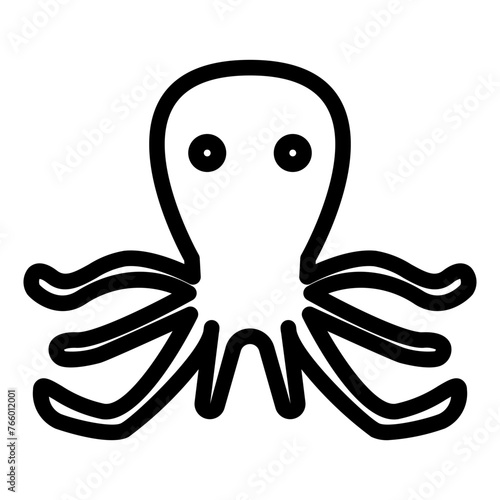 octopus animal icon