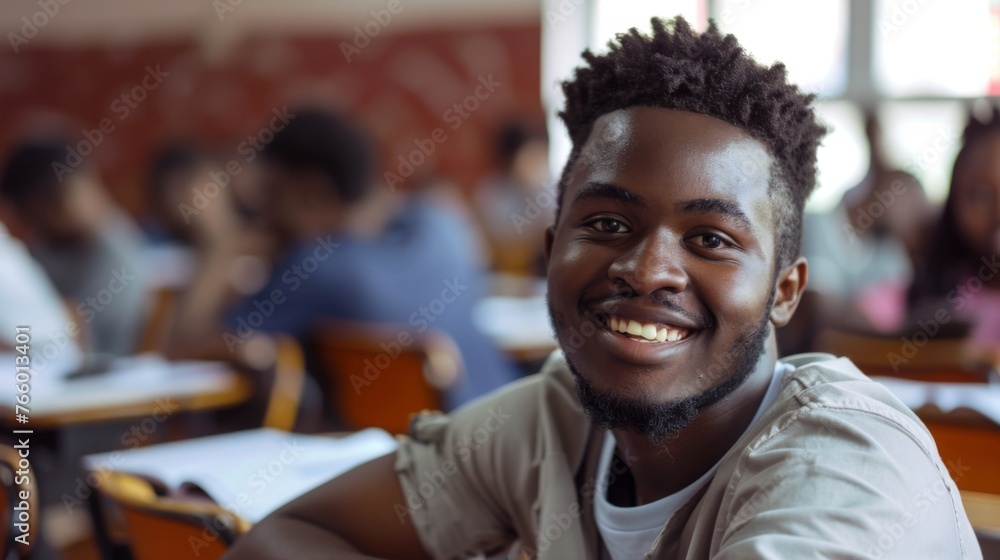 Portrait of a student in a classroom
Portrait of a student in a classroom