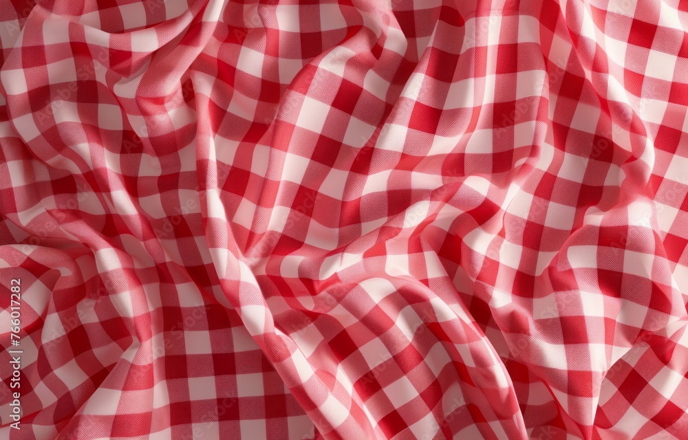 The style of sleepycore is embodied in the red and white checkered cloth background. The style of sleepycore is embodied in the red and white checkered cloth background.