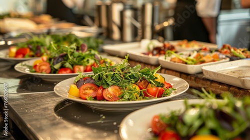 A photo showcasing a farm-to-table dining experience, with a focus on fresh, locally sourced ingredients, emphasizing the connection between sustainable farming and healthy eating.