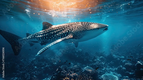 Create an informative piece highlighting the conservative  large sea animal