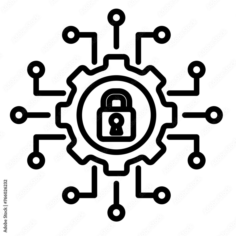 Digital Security Icon