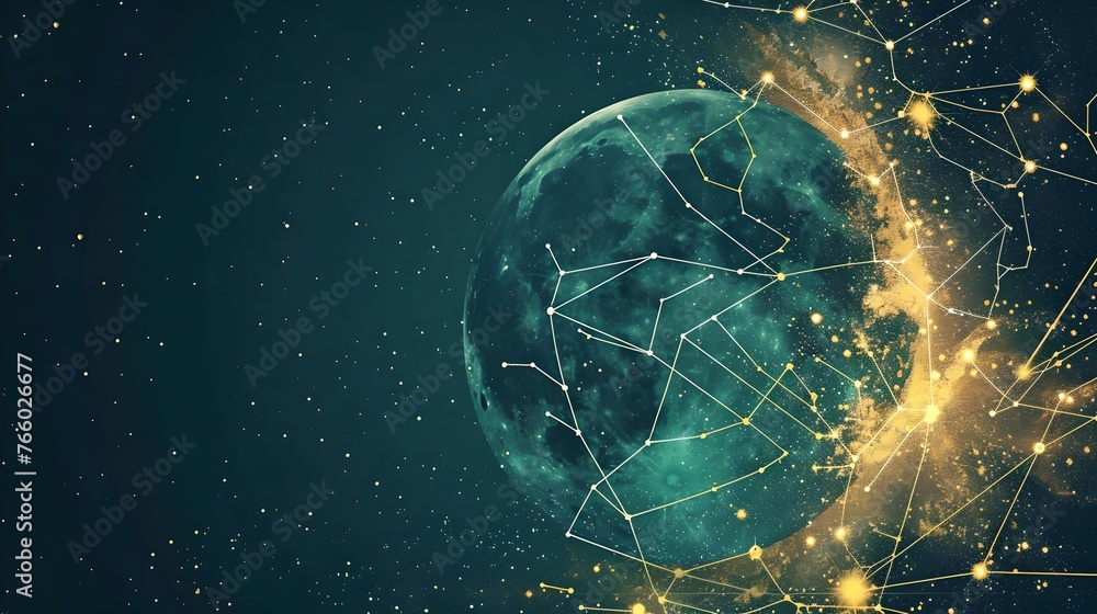 Digital Earth Network Concept Depicting Global Connectivity. Futuristic Earth Surrounded by a Mesh of Links and Nodes. Visible Data Exchange Around the Planet on a Dark Background. AI Digital Earth Network Concept Depicting Global Connectivity. Futuristic Earth Surrounded by a Mesh of Links and Nodes. Visible Data Exchange Around the Planet on a Dark Background. AI